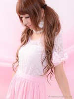 ☆Princess Melody☆りぼんりぼん半袖レーストップス/ベビーピンク