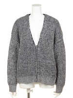 バックケーブルZIPカーデ/柄NVY