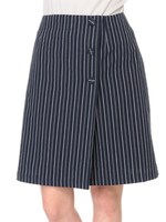 巻き風台形スカート/アイボリー