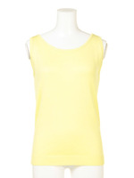 LightノースリーブニットTOP/L/YEL