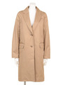 TWILL CHESTER COAT/BEIGE