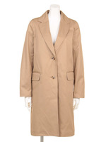 TWILL CHESTER COAT/BEIGE