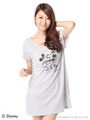 Tワンピ（ミッキー＆ミニー）/グレー