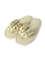 narue(ナルエー)ドットサンダルスリッパ/ライトグリーン(121)