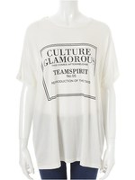 【ECURY】CULTURE Tシャツ/ホワイト