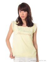 グラデーションロゴシフォンT/シロ