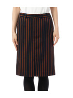 ストライプ柄タイトスカート/オレンジ系(332)