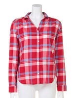 スプリングチェックスリムシリー/レッド