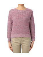 ミックスカラーニットプルオーバー/ピンク系(462)