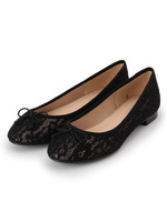 レースバレエシューズ/ホワイト(002)