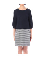 レーヨンストレッチドッキングワンピース/ライトベージュ(051)