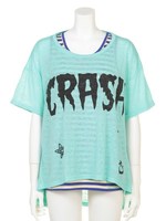 CRASH Tシャツ/ブラック