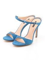 【残りわずか！！】【BABY PURE】ベルテッドポイント美脚サンダル/ブルー