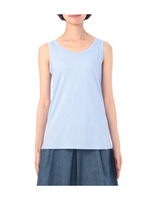 スビン天竺タンクトップ/ライトブルー(091)