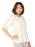 ラッフルチュニックBL/ネイビー