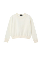 リブ切り替えカットソー/ブルー(021)