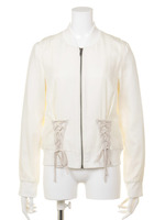 レースアップブルゾン/IVO