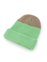 配色ニットワッチ/グリーン系(022)