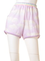 COTTON CANDY SKY SHORTS/LAVENDER