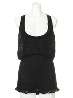 LOLY LACE ROMPER/WHITE