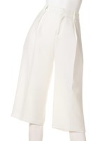 アンクル丈ワイドPT/WHT