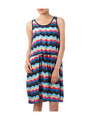 ジグザグラインタンクワンピース/ネイビー(993)