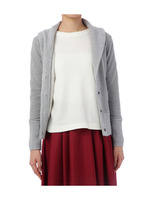 ヘチマカラーニットソーカーディガン/グレー(012)