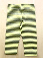 ボーダー天竺フル丈スパッツ/イエロー