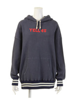 L9648 ヘビーワッフルP/Oパーカー/杢グレー