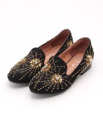 【JEFFREY CAMPBELL】FLAT BEADS SHOES/ブラック