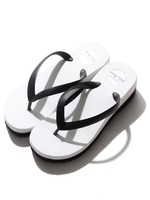 カラーブロックビーチサンダル/WHT