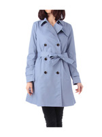 ベーシックトレンチコート/ブルー(092)