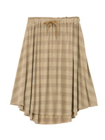 レーヨンラメボーダースカート/ベージュ系(353)