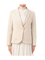 ワンボタンジャケット/ブラック(019)