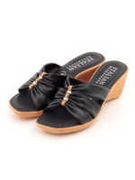 【ITALIAN SHOEMAKERS】ウエッジミュールサンダル/ホワイト