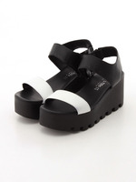 【KAREN LIPPS】STELLA A/STRAP FLAT SANDAL/NERO/BIANCO