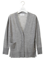 ピュアウール100カーデ/NVY