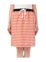 ブライトボーダースカート/ネイビー系(092)