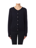 マルチボタン使いニットカーディガン/ネイビー(093)