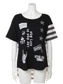 ライフ&アート半袖Tシャツ/シロ