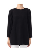 レースアップニットプルオーバー/ブラック(019)