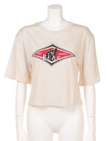 BEARロゴプリントTシャツ/LtGRY