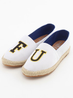 【JEFFREY CAMPBELL FOR ROSE BUD】FU LETTERED ESPADRILLE/WHITE
