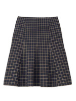 シェイプチェックスカート/ネイビー系(994)