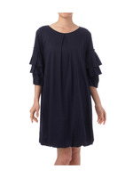 ティアードスリーブバルーンワンピース/グレー(912)