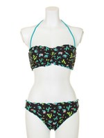 Gactus garden bikini/BLK