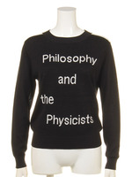 [Salon de Balcony]ロゴインターシャニット/GRN