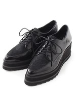 SIXTY SEVEN レースアップシューズ/ブラック