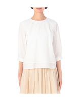 フォーレースブラウスシャツ/オフホワイト(003)