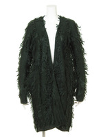 フリンジミディアムニットCD/グリーン